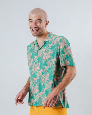 Helios Aloha Shirt Pink