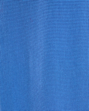 Checks Strappy Straight Dress Blue