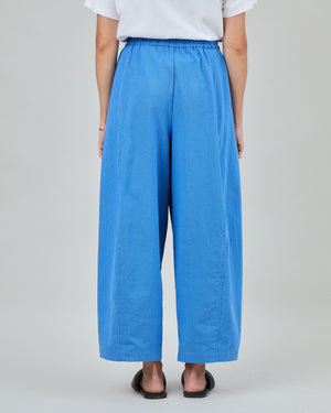 Checks Balloon Pants Blue