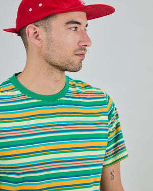 Stripes Regular T-Shirt Green