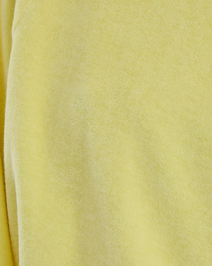 Terry Ranglan Sweatshirt Yellow