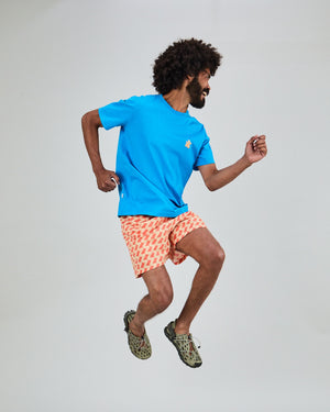 Doggy Balloon Patch T-Shirt Blue