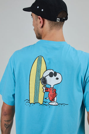 Peanuts Cowabunga Surf Oversize T-Shirt Blue