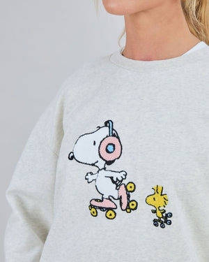 Peanuts Roller Sweatshirt Ecru