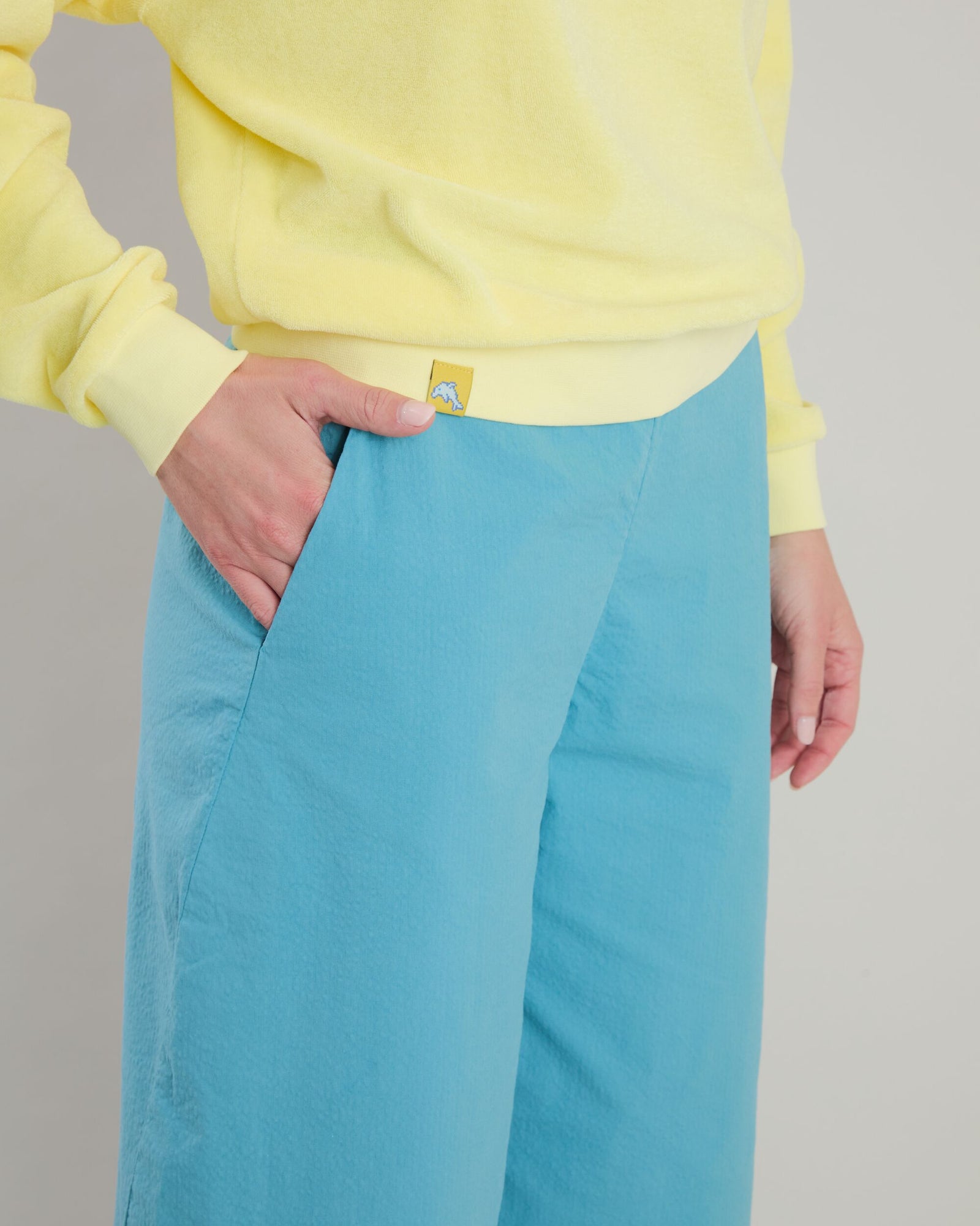 Oversize Picnic Pants Ocean