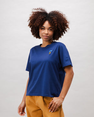 Peanuts Woodstock Oversize Cotton Tee Blue