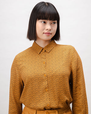 Mist Viscose Blouse Ochre