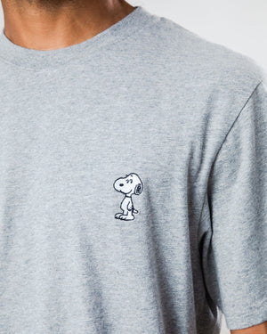 Peanuts Snoopy T-shirt Grey Melange