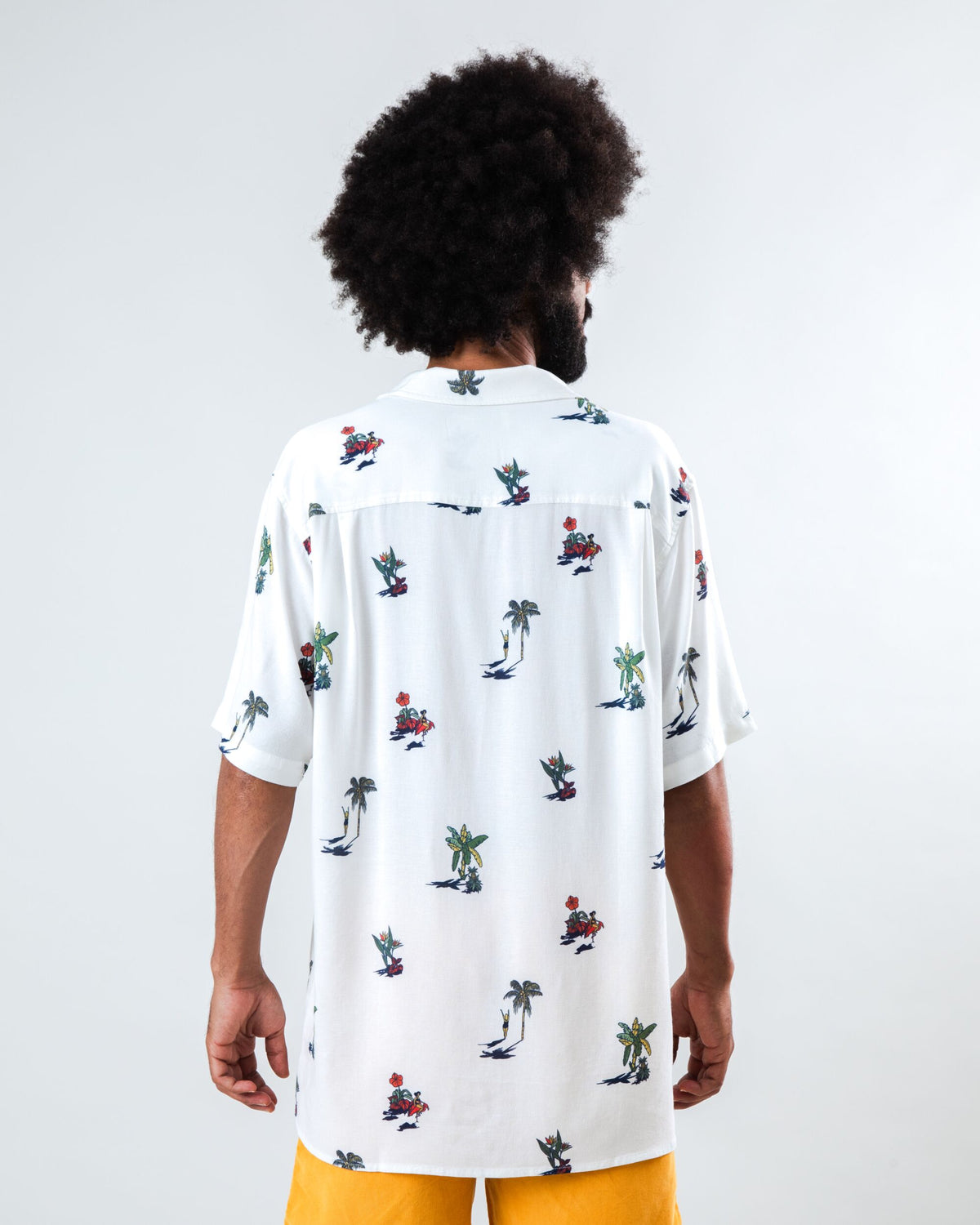 Helios Small Aloha Shirt Ecru