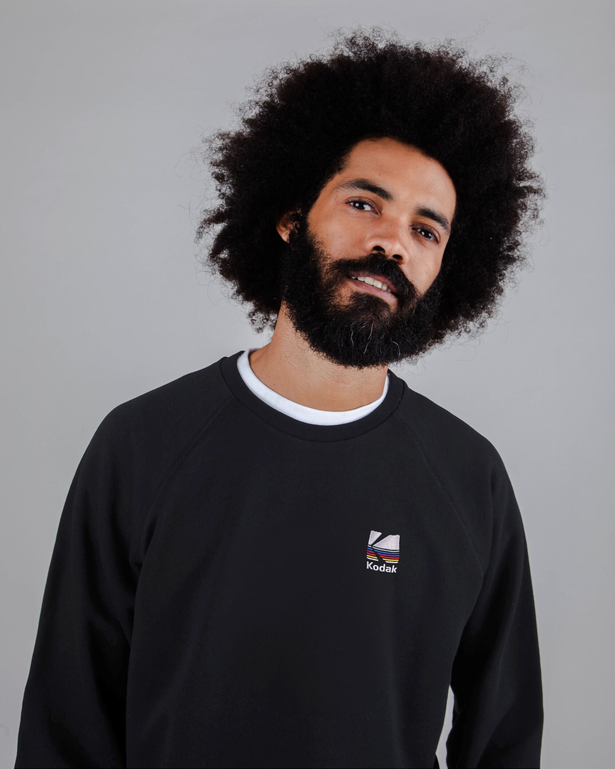 Kodak Color Oversize Sweatshirt Black