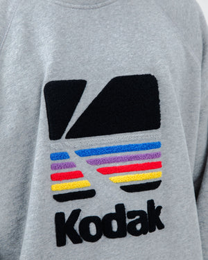 Kodak Logo Sweatshirt Grey Melange