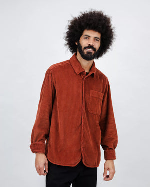 Corduroy Overshirt Copper