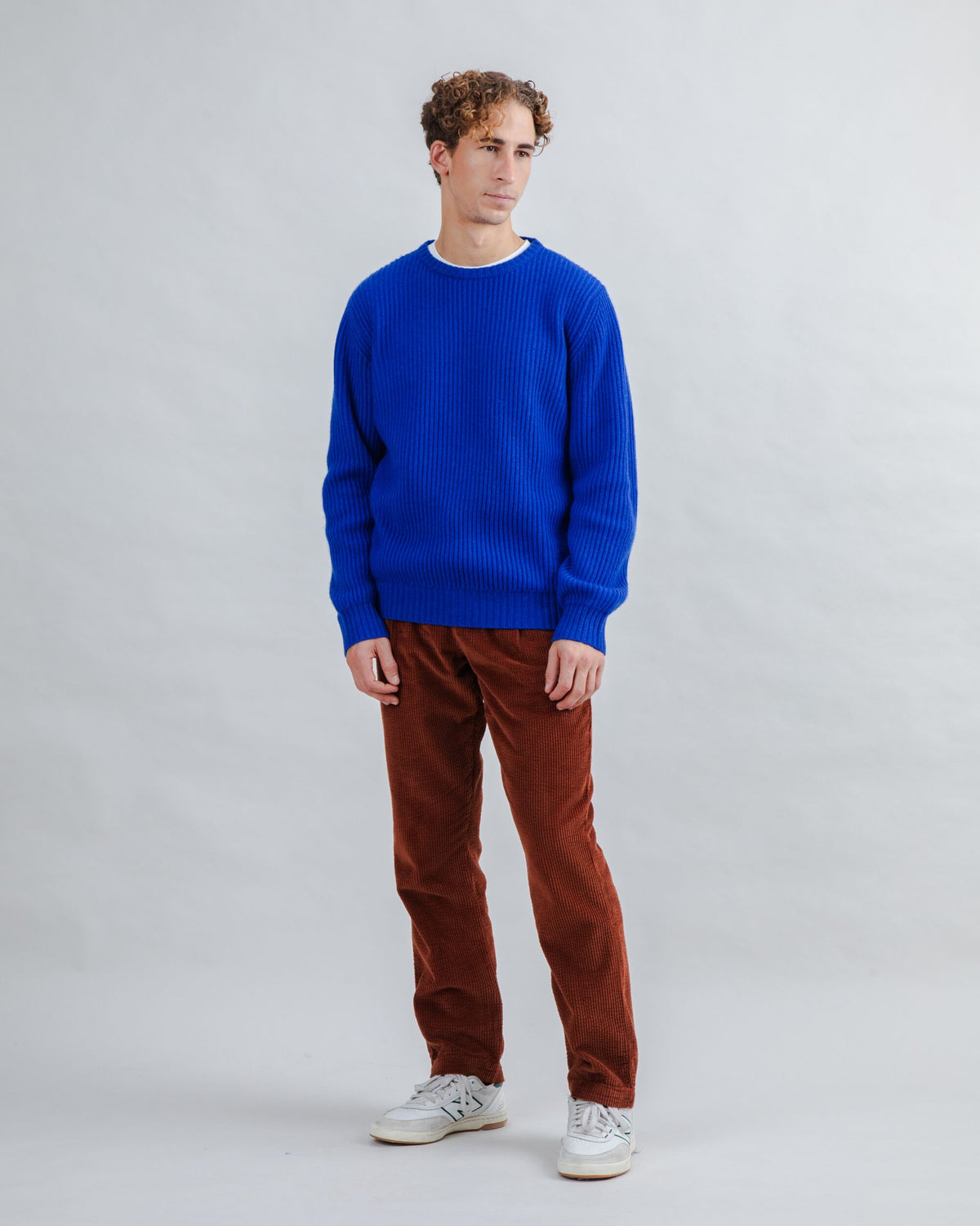 Wool Sweater Blue Klein