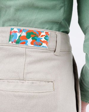 Wide Leg Pants Ecru