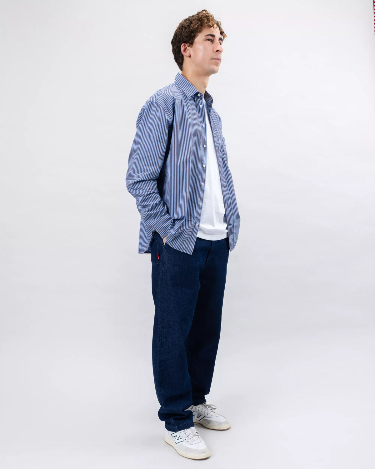 Relaxed Stripes Brava Gum Shirt