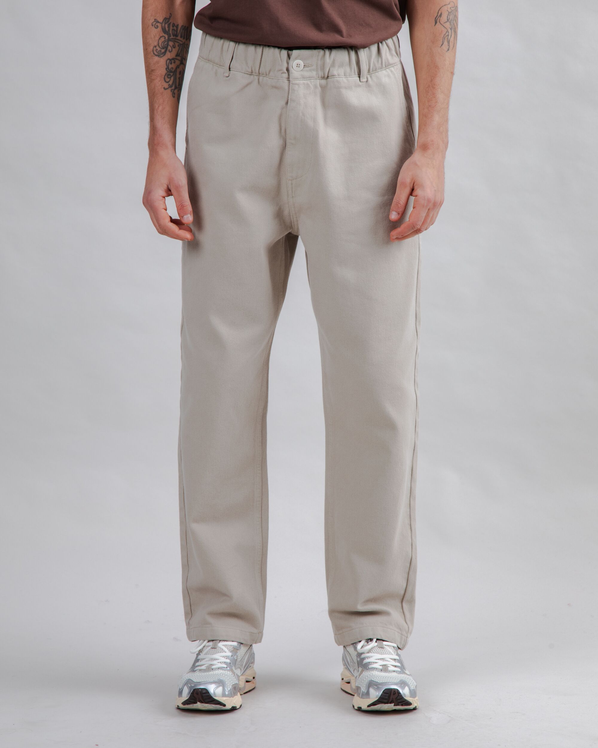 Loose Relaxed Pants Beige