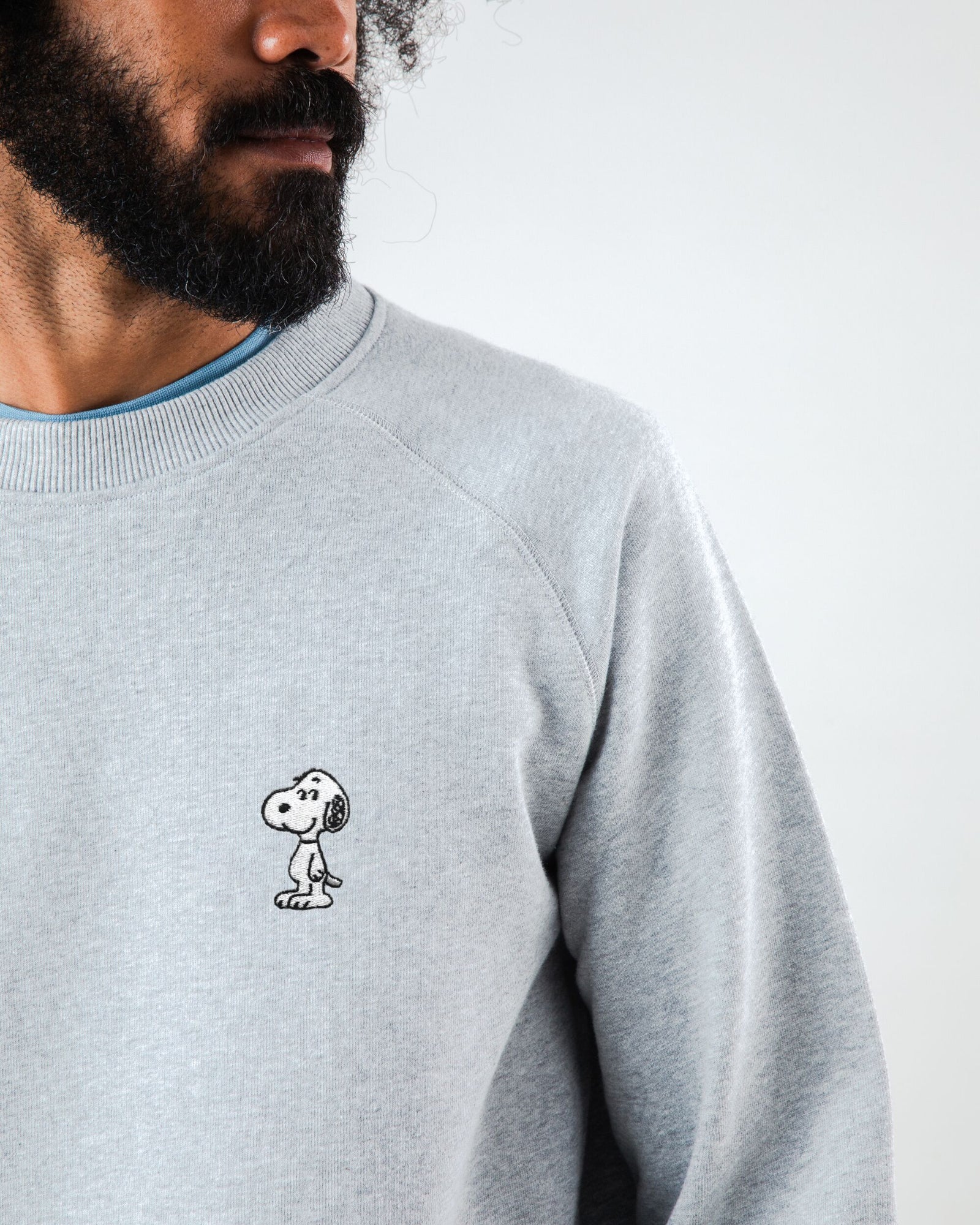 Peanuts Snoopy Regular Sweatshirt Grey Melange 