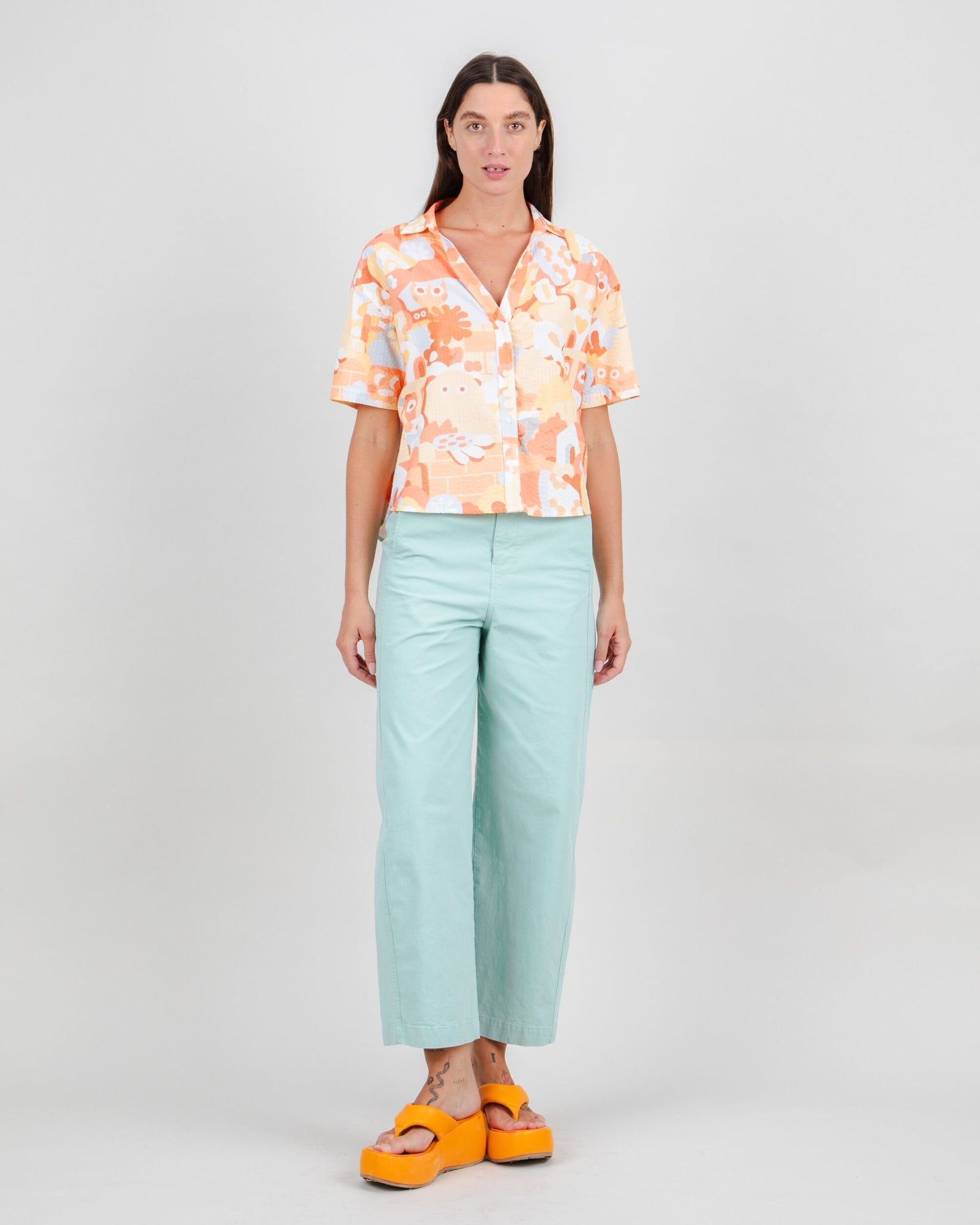 Geco Friends Oversize Cropped Blouse