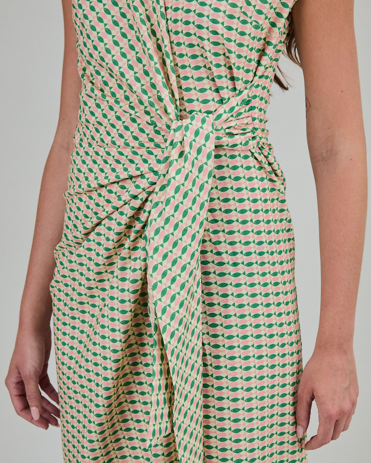 Sardinas Kimono Dress Yellow