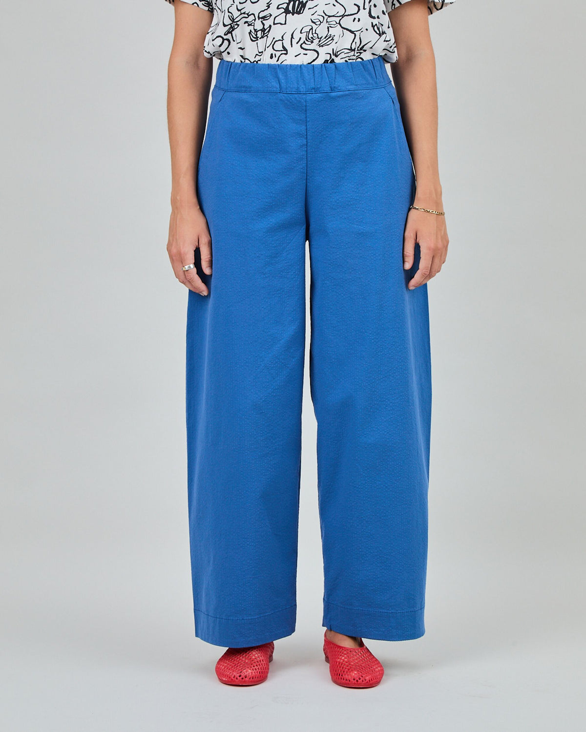 Picnic Oversize Pants Blue