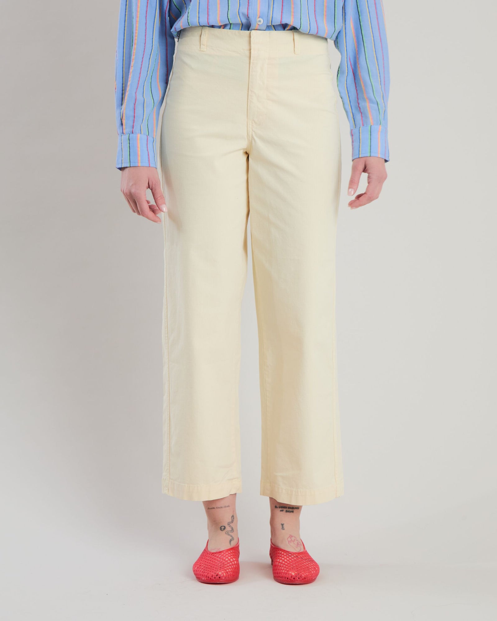 Barrel Pants Cream