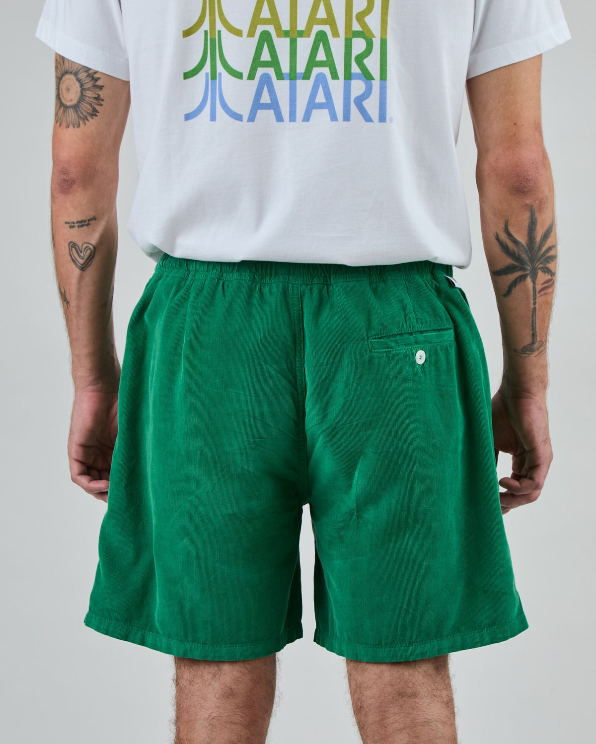 Baby Cord Shorts Green