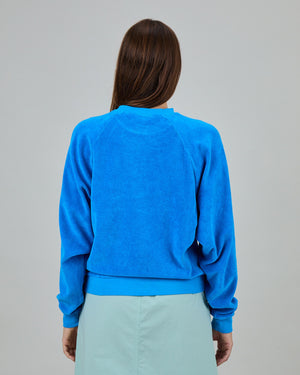 Terry Ranglan Sweatshirt Blue