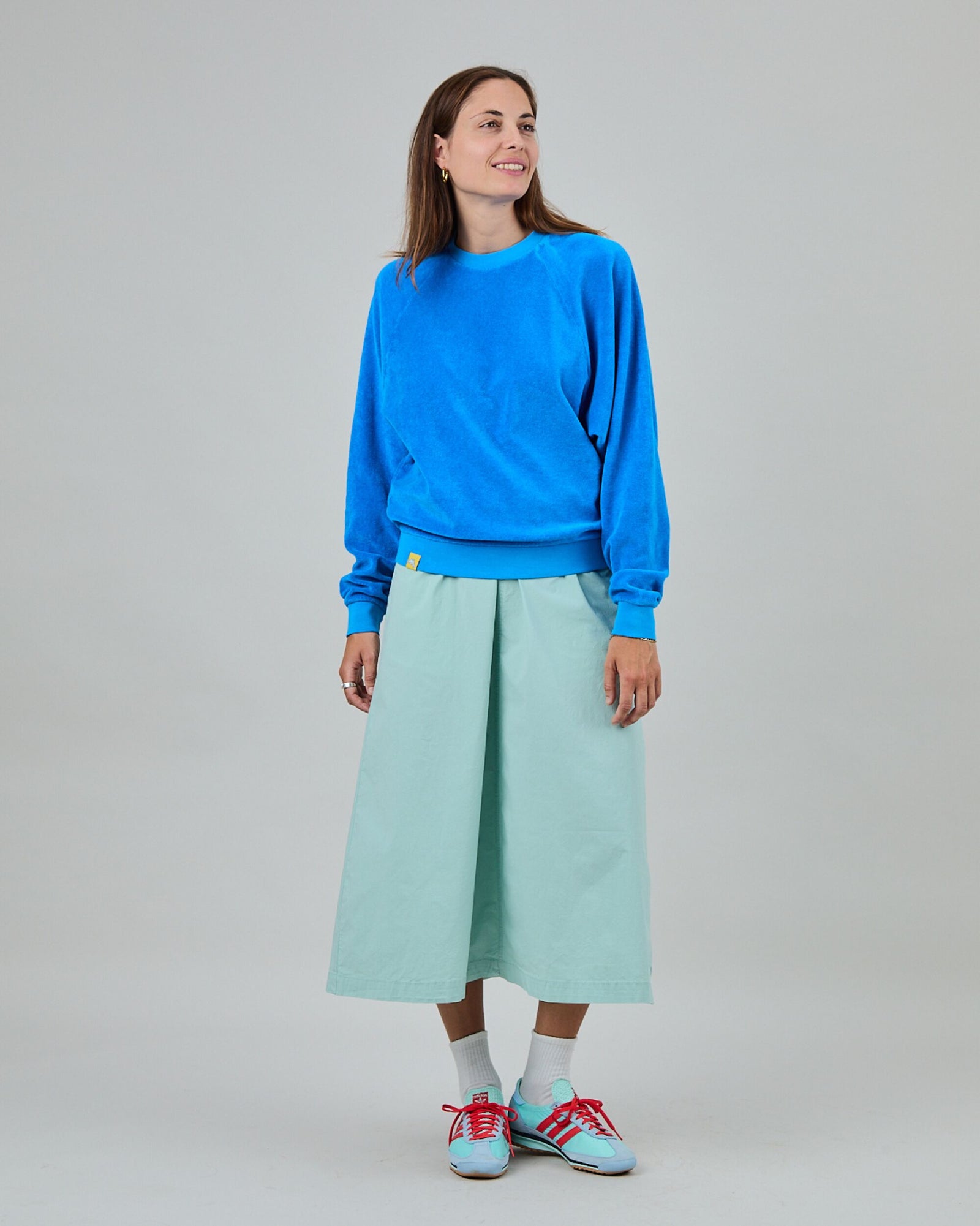 Terry Ranglan Sweatshirt Blue