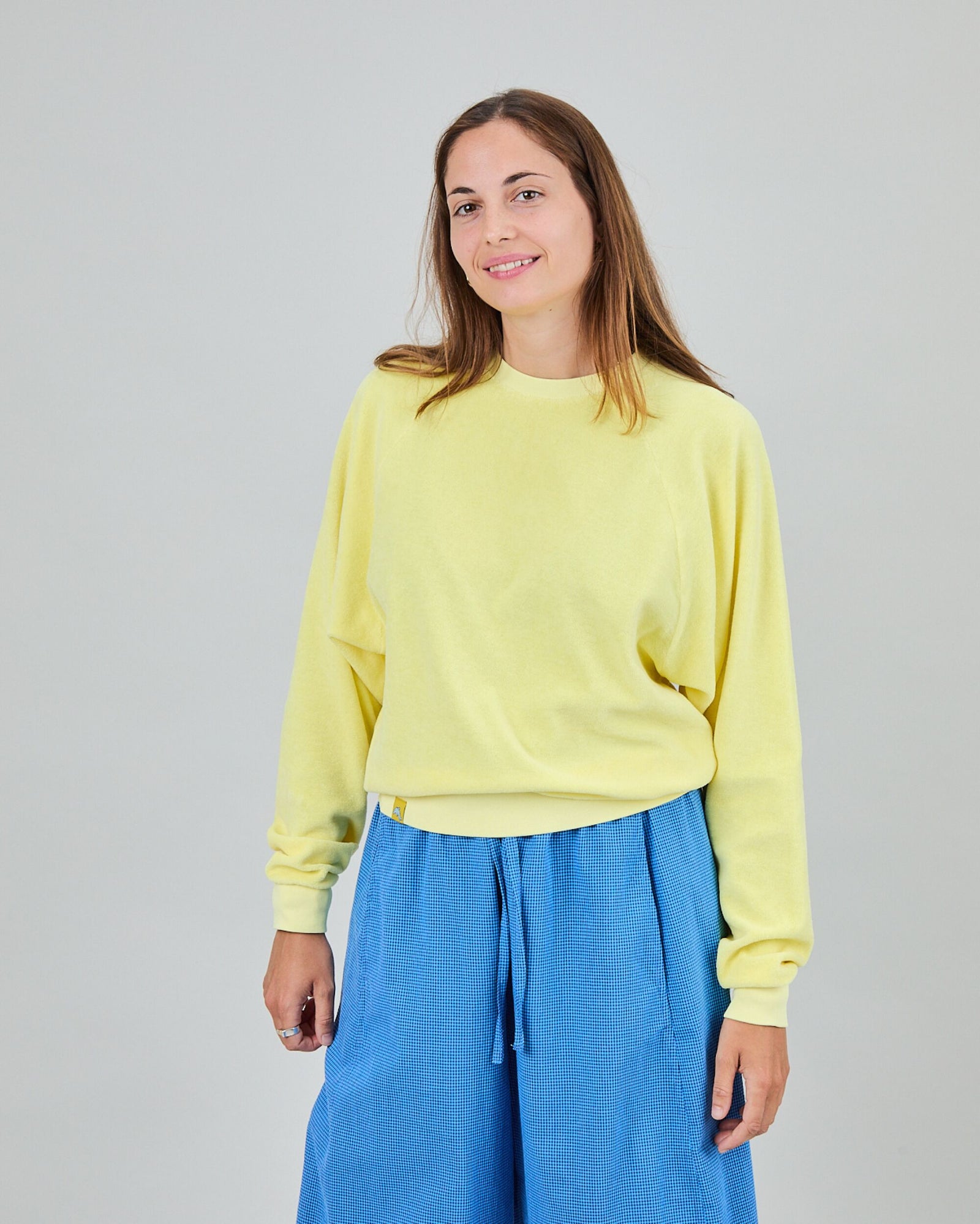 Terry Ranglan Sweatshirt Yellow