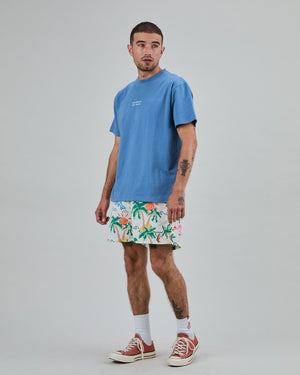 Tropical Pixel 404 Oversize T-Shirt Blue
