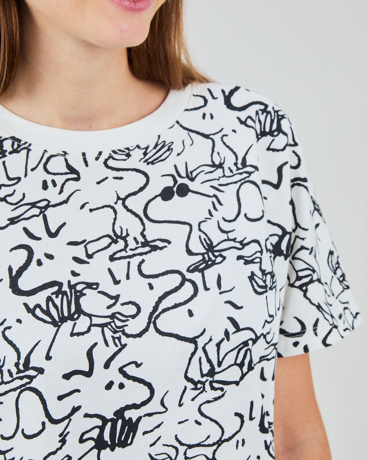 Peanuts Woodstock Oversize Tee White