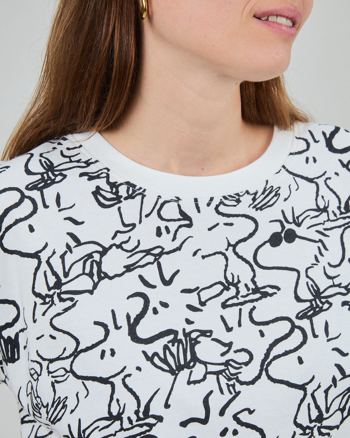 Peanuts Woodstock Oversize Tee White