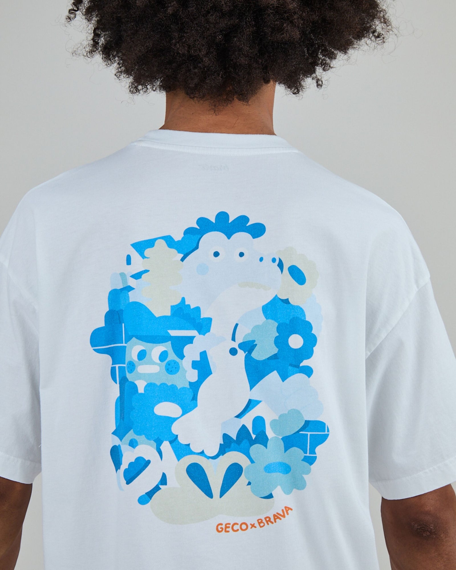 Geco Friends Oversize T-Shirt White