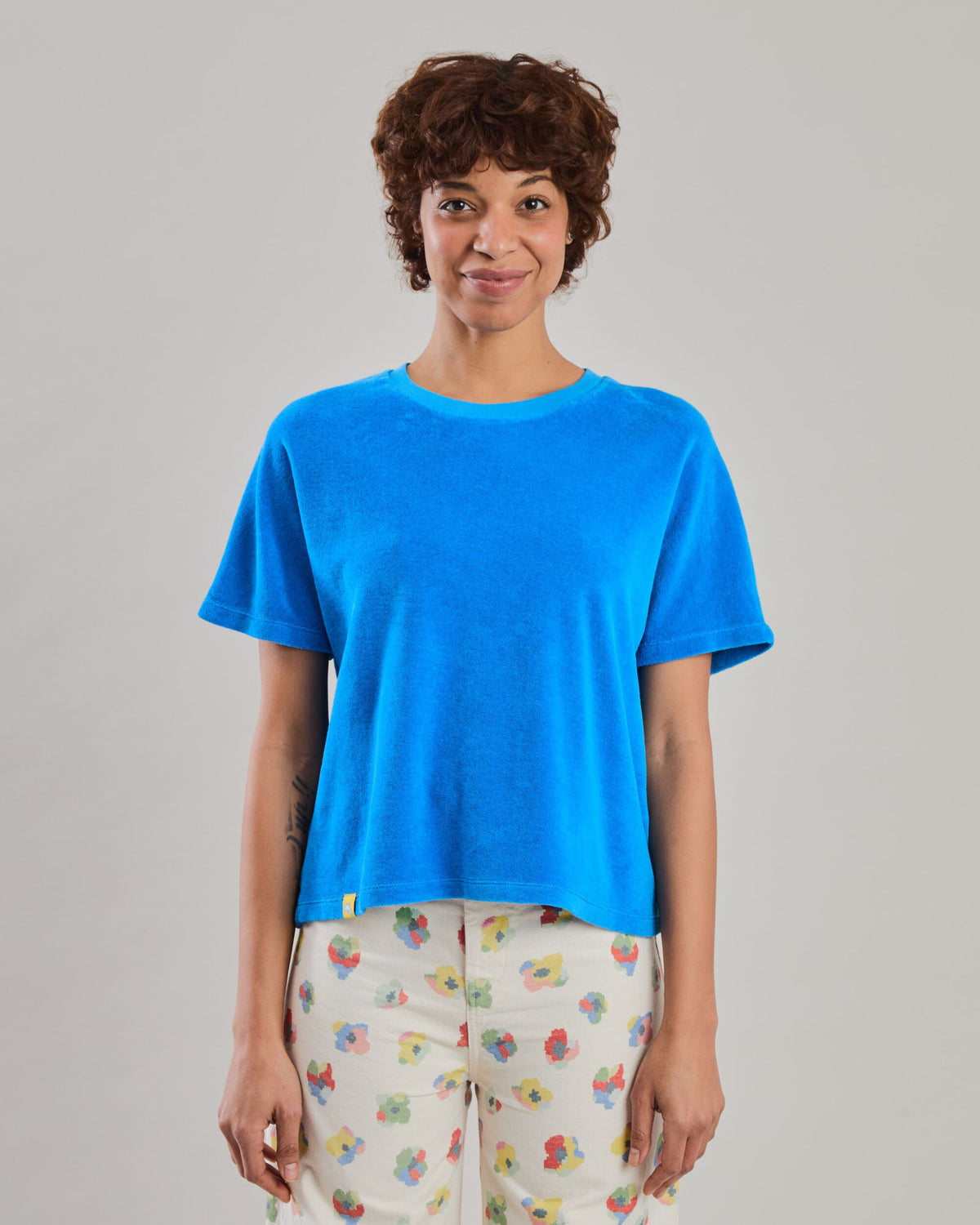 Terry oversize Tee Blue