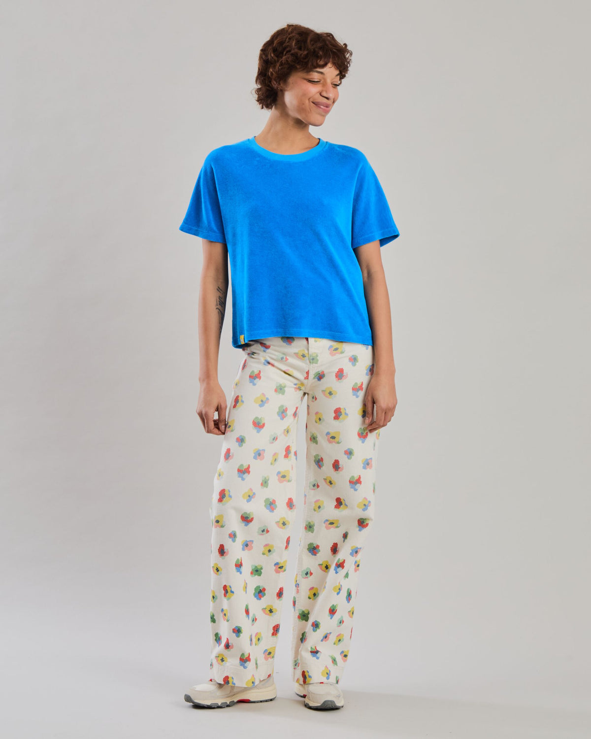 Terry oversize Tee Blue