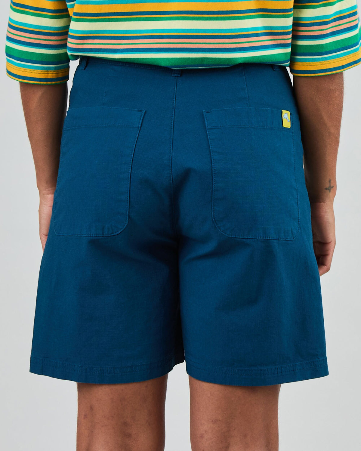 High Waist Shorts Blue