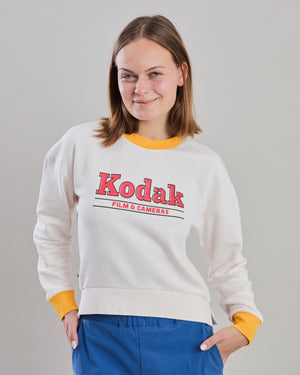 Kodak Retro FIlm Sweatshirt W Ecru