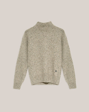 Sweater Perkins Neck Ecru