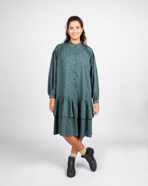 Riding Boho Dress Dark Green