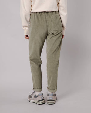 Patch Pocket Corduroy Pants Pale Green