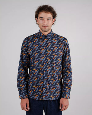 Ucon Palma Regular Shirt Navy