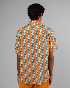 Big Tiles Aloha Shirt Topaz