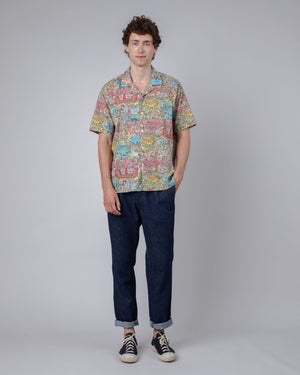 Where is Wally Fairground Aloha Cotton Shirt Multicolor