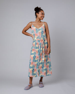 Spring Strap Long Dress Offwhite
