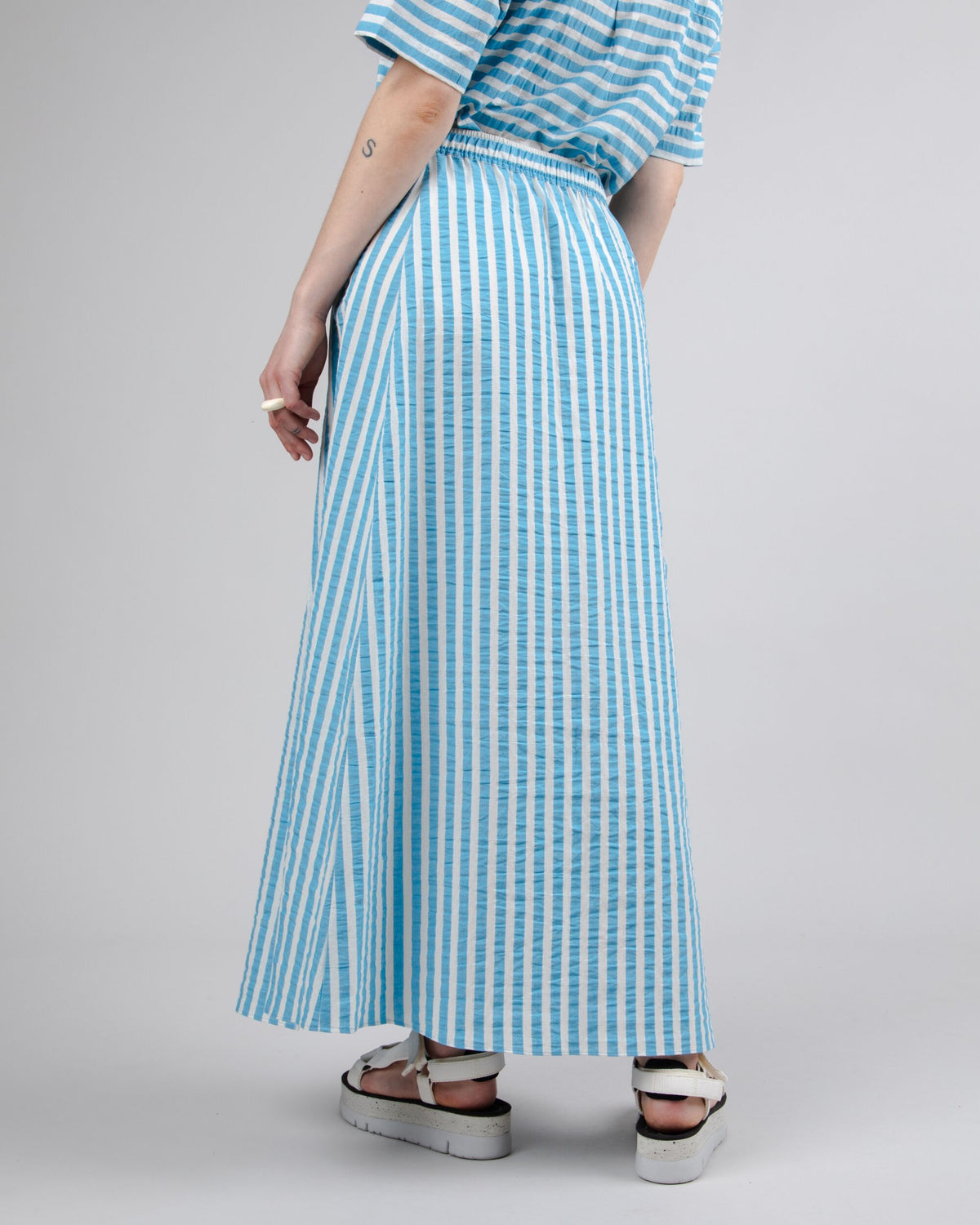Stripes Long Skirt Pool