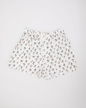 Peanuts Flying Ace Cotton Boxers Ecru