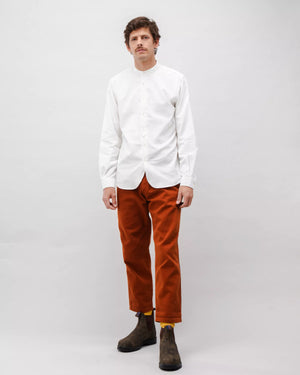 Babycord Japanese Mao Cotton Shirt Ecru